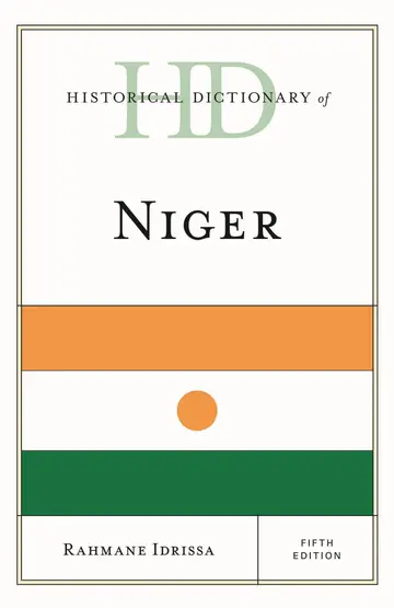 Cover of Historical Dictionary of Niger