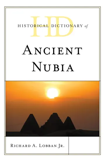 Cover of Historical Dictionary of Ancient Nubia