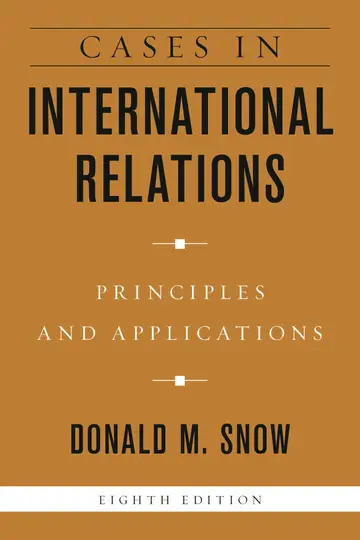 Cover of Cases in International Relations