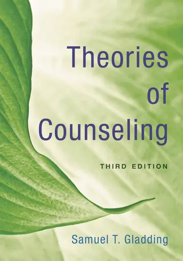 Cover of Theories of Counseling