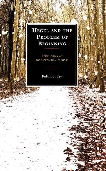 Cover of Hegel and the Problem of Beginning