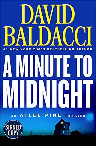 Cover of *Autographed Signed Copy* A Minute to Midnight by David Baldacci