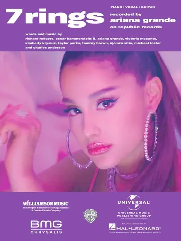 Cover of Ariana Grande - 7 Rings - Individual Music Sheet