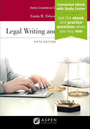 Cover of Legal Writing and Analysis