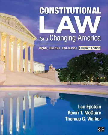 Cover of Constitutional Law for a Changing America