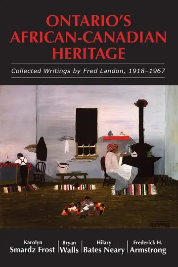 Cover of Ontario's African-Canadian Heritage