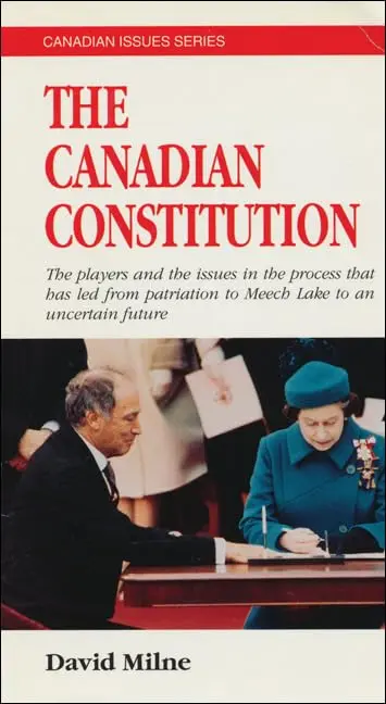 Cover of The Canadian Constitution