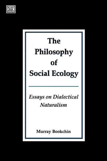 Cover of Philosophy of Social Ecology