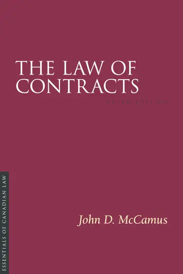 Cover of The Law of Contracts, 3/E