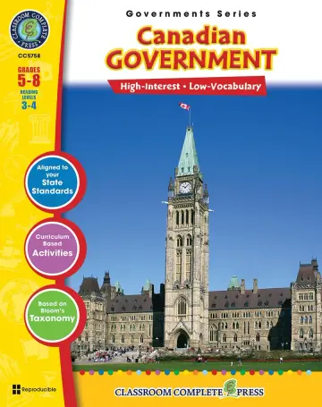 Cover of Canadian Government