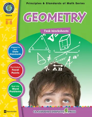Cover of Geometry, Grades 6-8 [With 3 Transparencies]