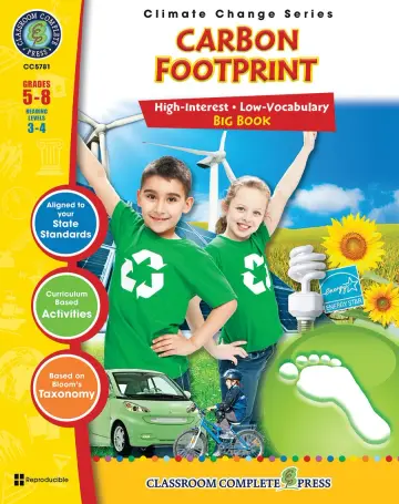 Cover of Carbon Footprint Bundle Gr. 5-8 (Carbon Footprint) - Classroom Complete Press