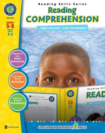 Cover of Reading Comprehension, Grades 5-8