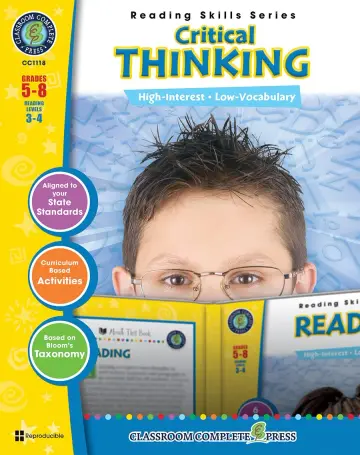 Cover of Critical Thinking Gr. 5-8 (Reading Skills) - Classroom Complete Press