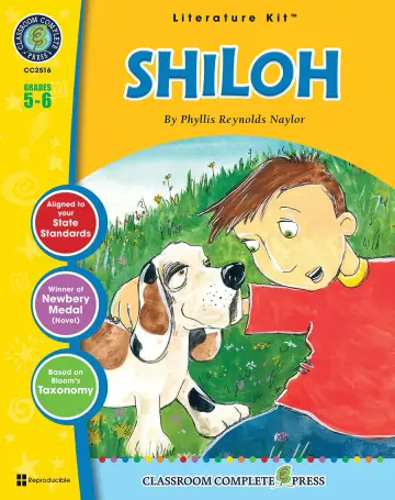 Cover of Shiloh - Novel Study Guide Gr. 5-6 - Classroom Complete Press