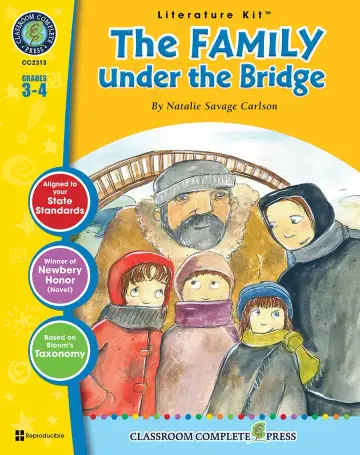 Cover of The Family Under the Bridge - Novel Study Guide Gr. 3-4 - Classroom Complete Press