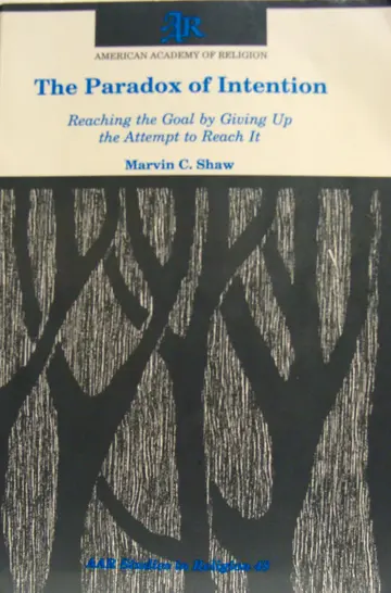 Cover of The Paradox of Intention