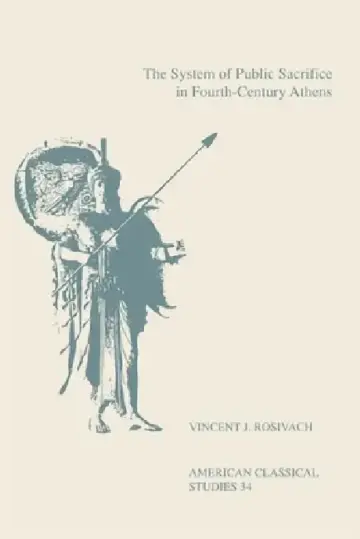 Cover of The System of Public Sacrifice in Fourth-Century Athens
