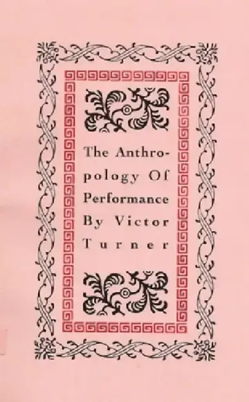 Cover of The Anthropology of Performance