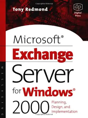 Cover of Microsoft Exchange Server for Windows 2000
