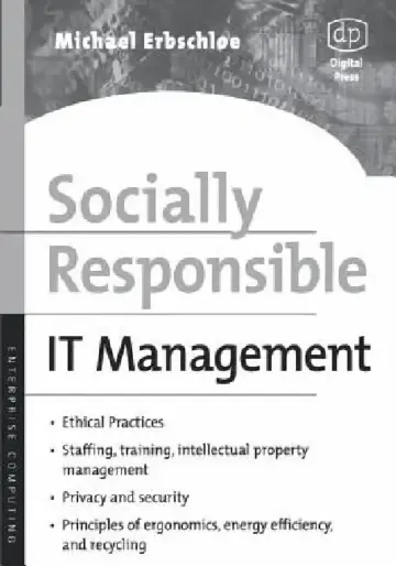 Cover of Socially Responsible It Management