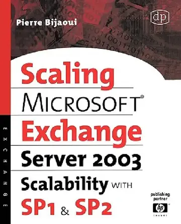 Cover of Microsoft(r) Exchange Server 2003 Scalability with Sp1 and Sp2
