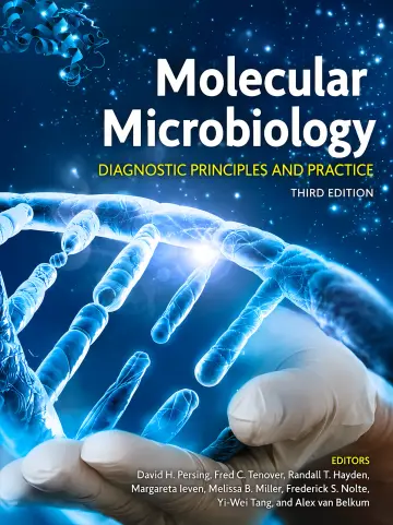 Cover of Molecular Microbiology Diagnostic Principles and Practice 3ed (hb 2016)