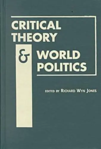 Cover of Critical Theory and World Politics