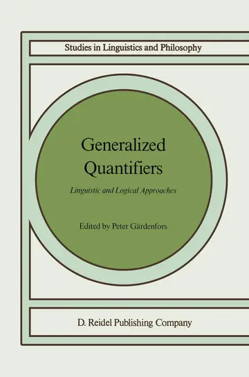 Cover of Generalized Quantifiers