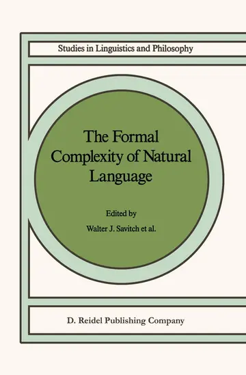 Cover of The Formal Complexity of Natural Language