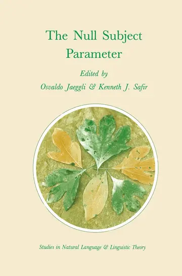 Cover of The Null Subject Parameter