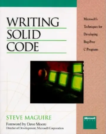 Cover of Writing Solid Code