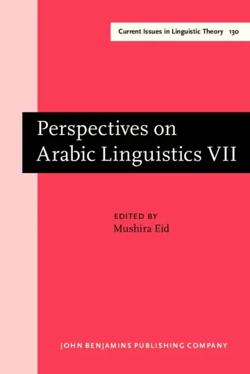 Cover of Perspectives on Arabic Linguistics VII
