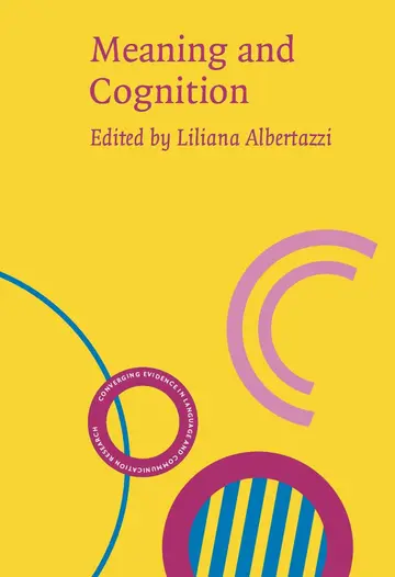 Cover of Meaning and Cognition