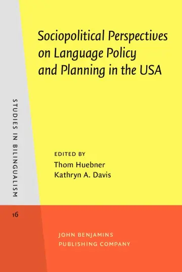 Cover of Sociopolitical Perspectives on Language Policy and Planning in the USA
