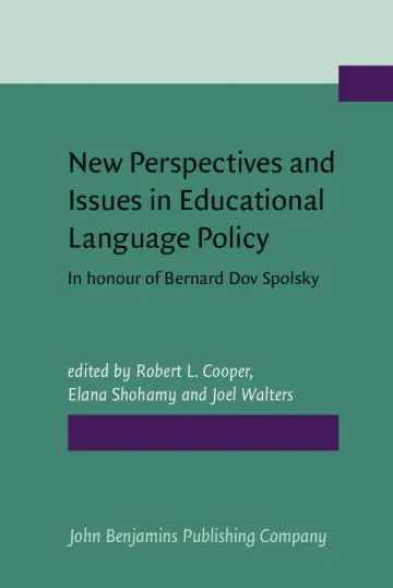 Cover of New Perspectives and Issues in Educational Language Policy