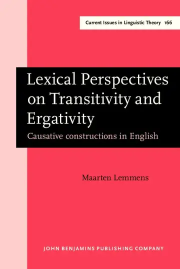 Cover of Lexical Perspectives on Transitivity and Ergativity