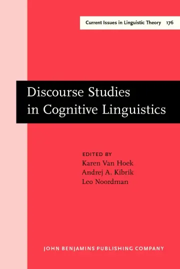 Cover of Discourse Studies in Cognitive Linguistics