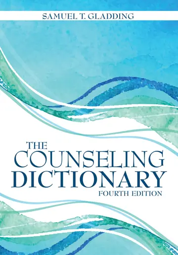 Cover of The Counseling Dictionary