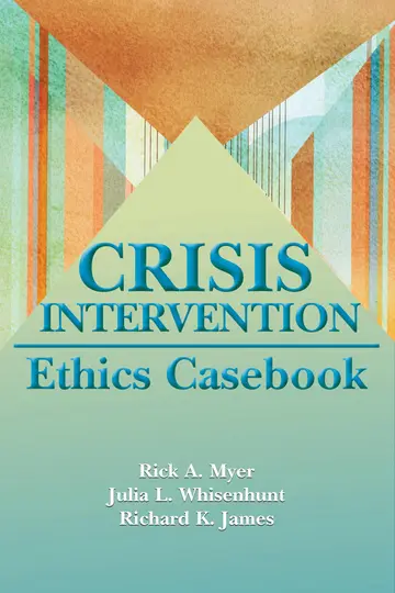Cover of Crisis Intervention Ethics Casebook