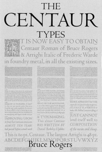 Cover of The Centaur Types