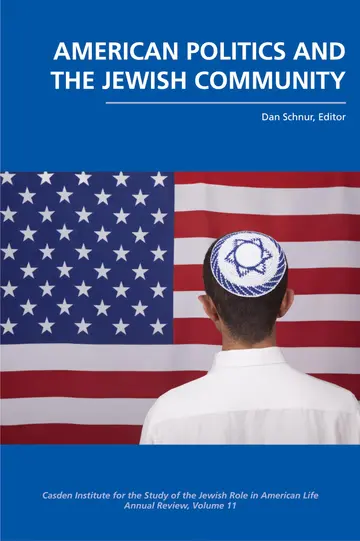 Cover of American Politics and the Jewish Community