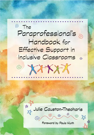 Cover of The Paraprofessional's Handbook for Effective Support in Inclusive Classrooms