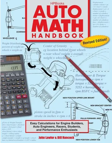 Cover of Auto Math Handbook HP1554