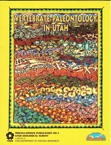 Cover of Vertebrate Paleontology in Utah