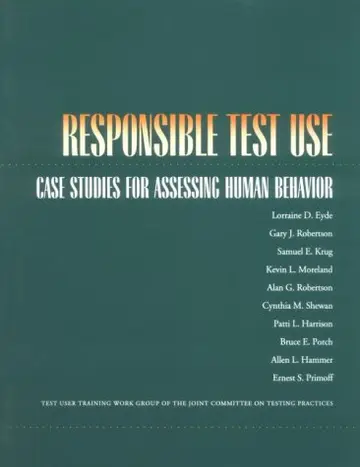 Cover of Responsible Test Use