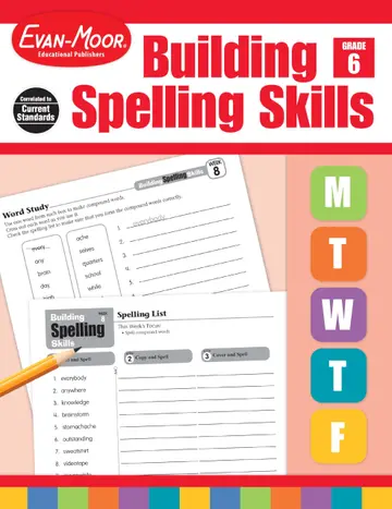 Cover of Building Spelling Skills Grade 6+