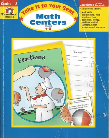 Cover of Math Centers Take It to Your Seat Grades 1-3