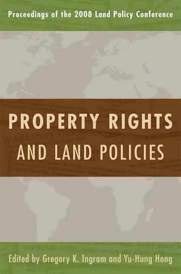 Cover of Property Rights and Land Policies