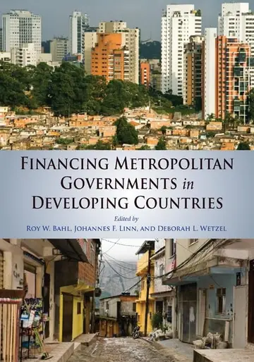 Cover of Financing Metropolitan Governments in Developing Countries